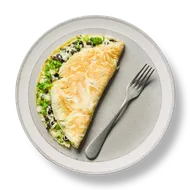 Mediterranean Broccoli Cheese Omelette