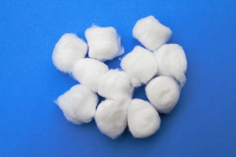 A bunch of cotton balls