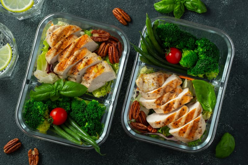 Portioned meals
